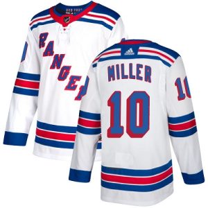 Kinder New York Rangers Eishockey Trikot J.T. Miller #10 Authentic Weiß Auswärts